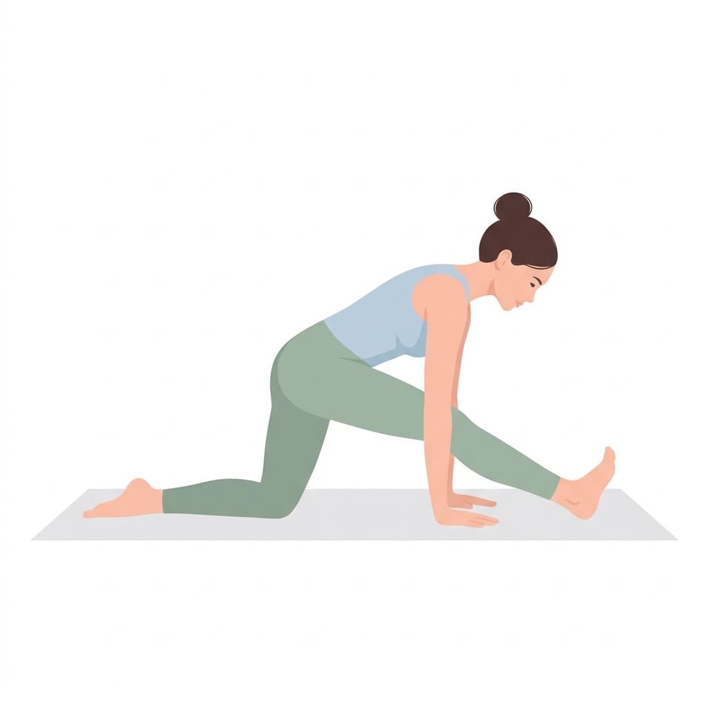 Half Monkey Pose