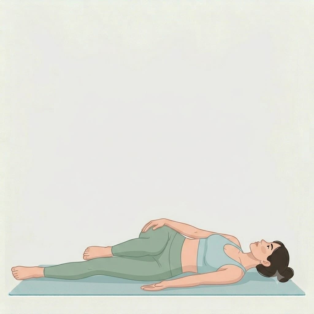 Supine Spinal Twist Pose